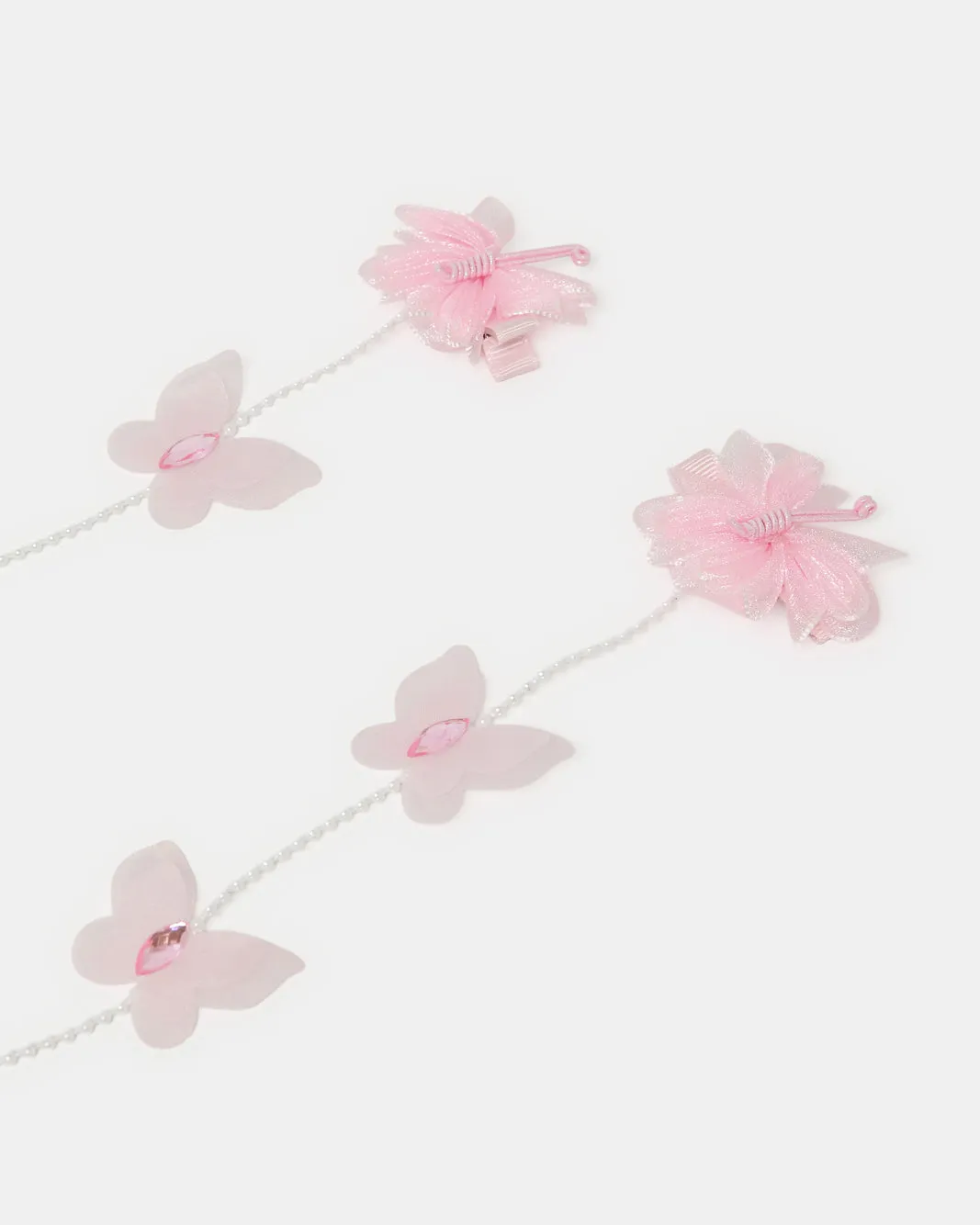 Girls Pink Butterfly Hair Clip Set (Pack of 2) sold by Redtag product image thumbnail 3