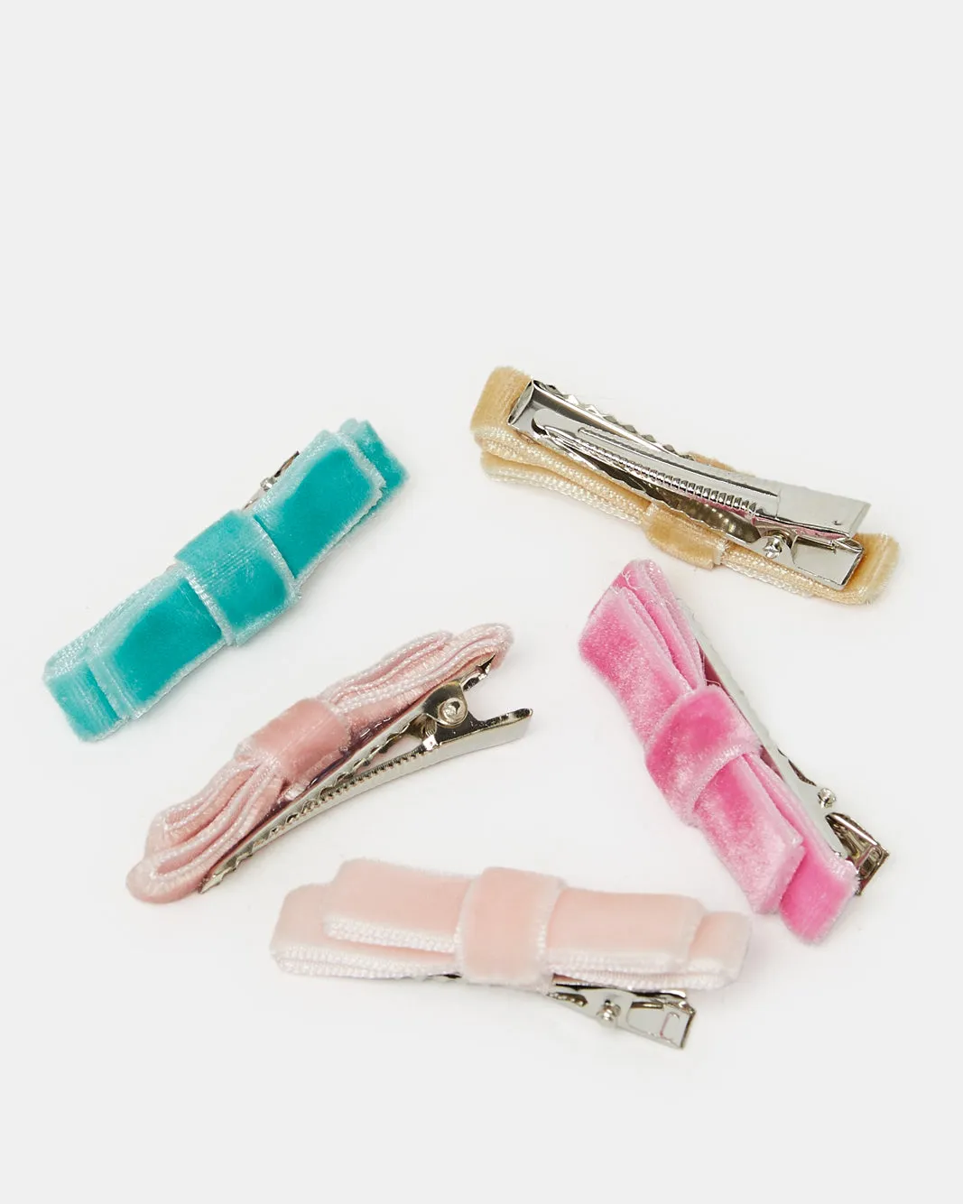 Girls Assorted Bow Hair Clip Set (Pack of 10) sold by Redtag product image thumbnail 3