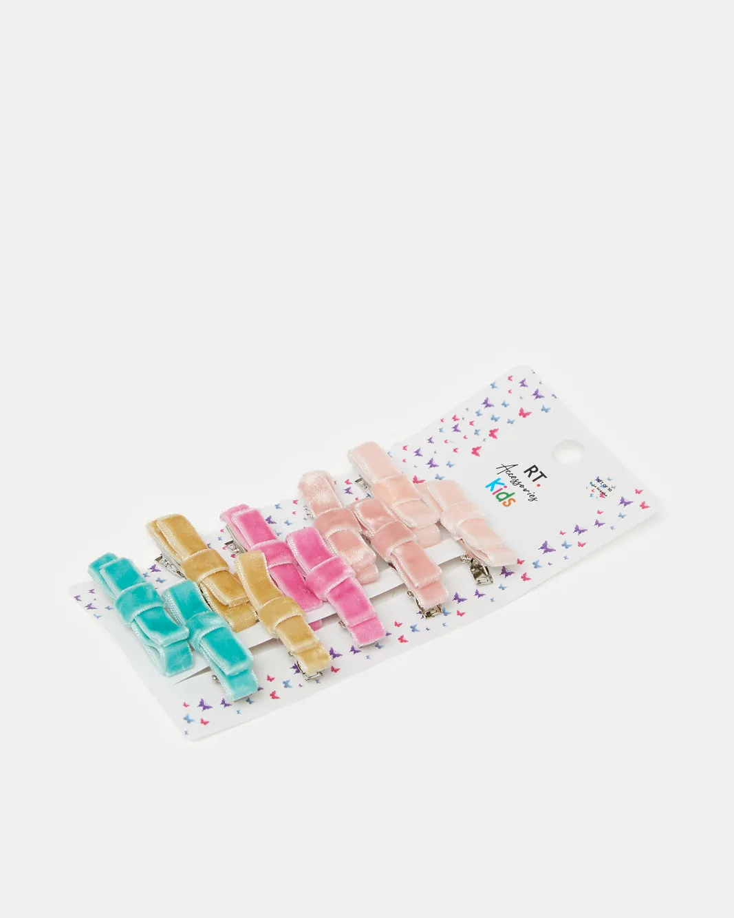 Girls Assorted Bow Hair Clip Set (Pack of 10) sold by Redtag product image thumbnail 2