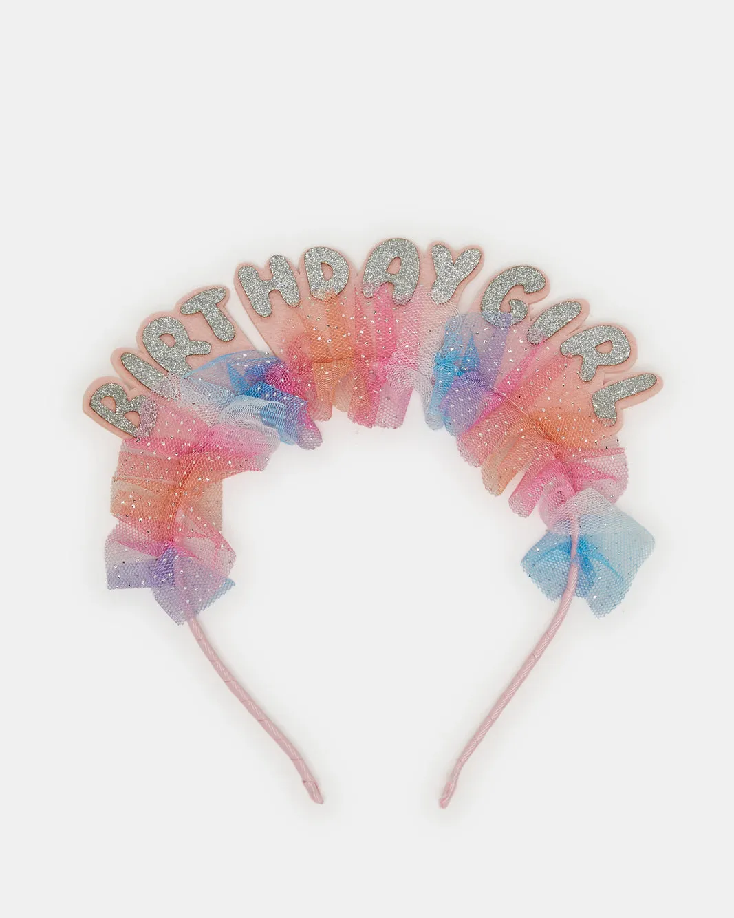 Girls Pink Birthday Girl Headband sold by Redtag