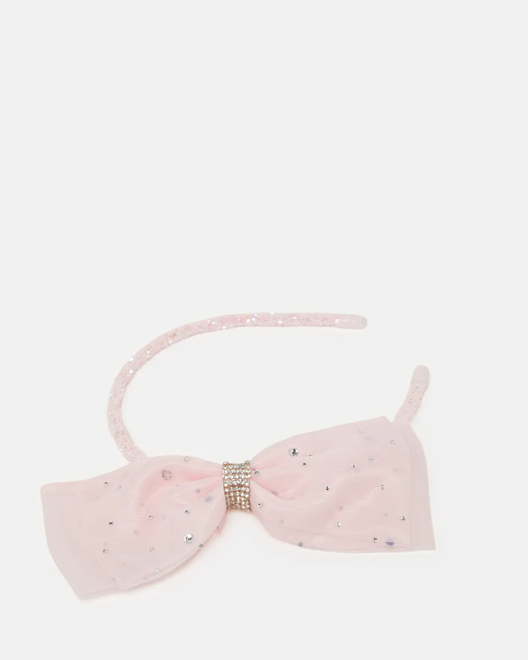 Girls Pink Bow Headband sold by Redtag product image thumbnail 2