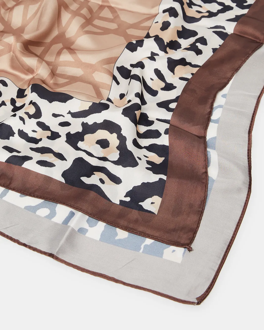 Women Brown Printed Scarf sold by Redtag product image thumbnail 4