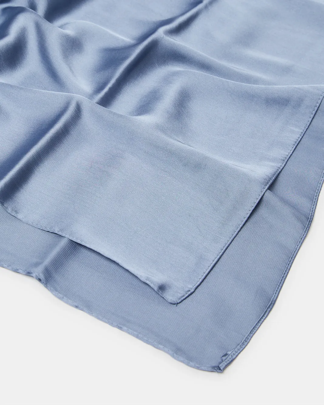 Women Blue Solid Scarf sold by Redtag product image thumbnail 4