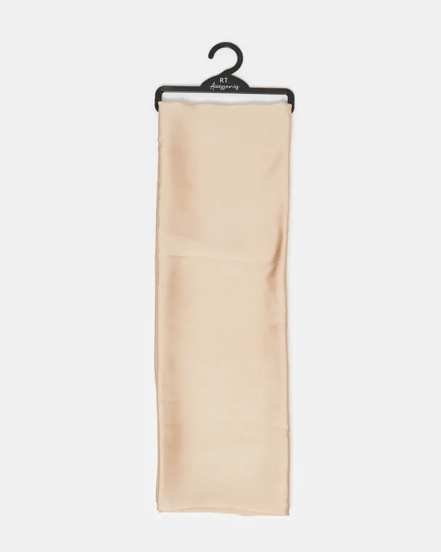 Women Pink Solid Scarf sold by Redtag