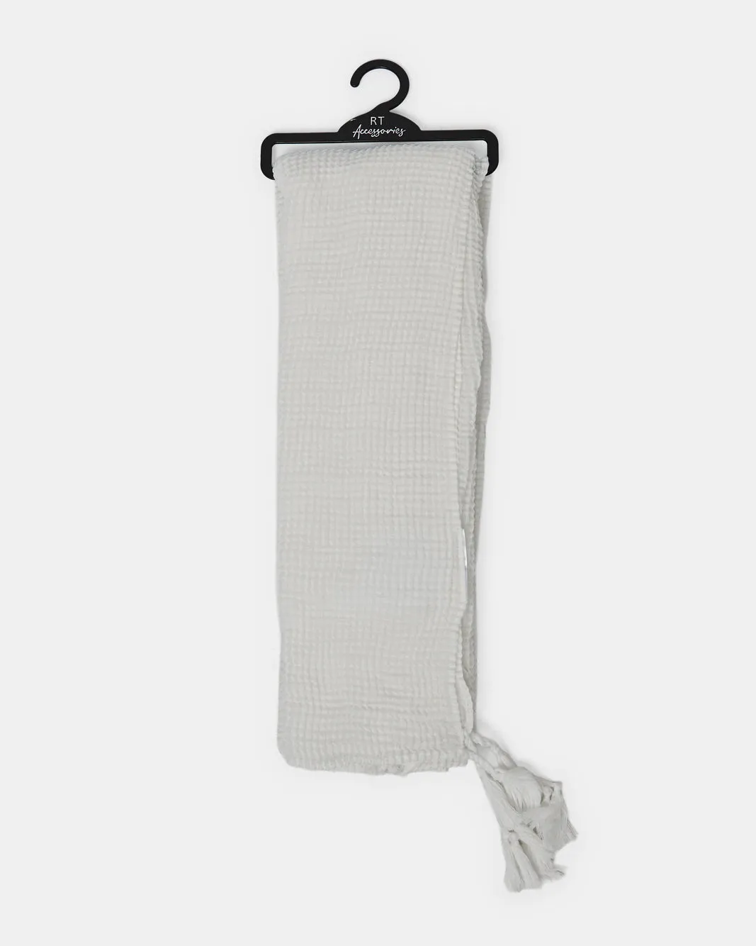 Women White Embellished Scarf sold by Redtag