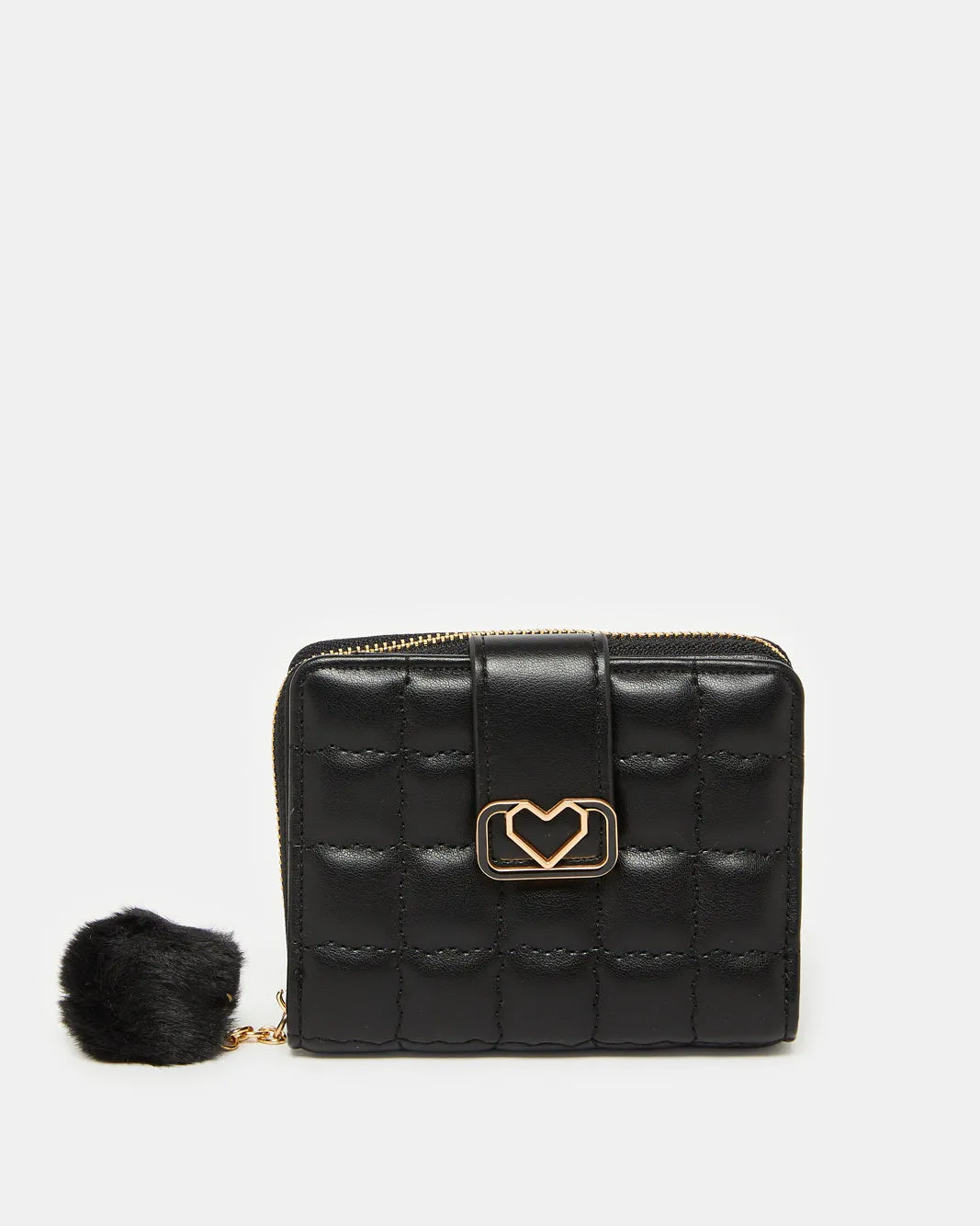 Girls Black Quilted Purse sold by Redtag