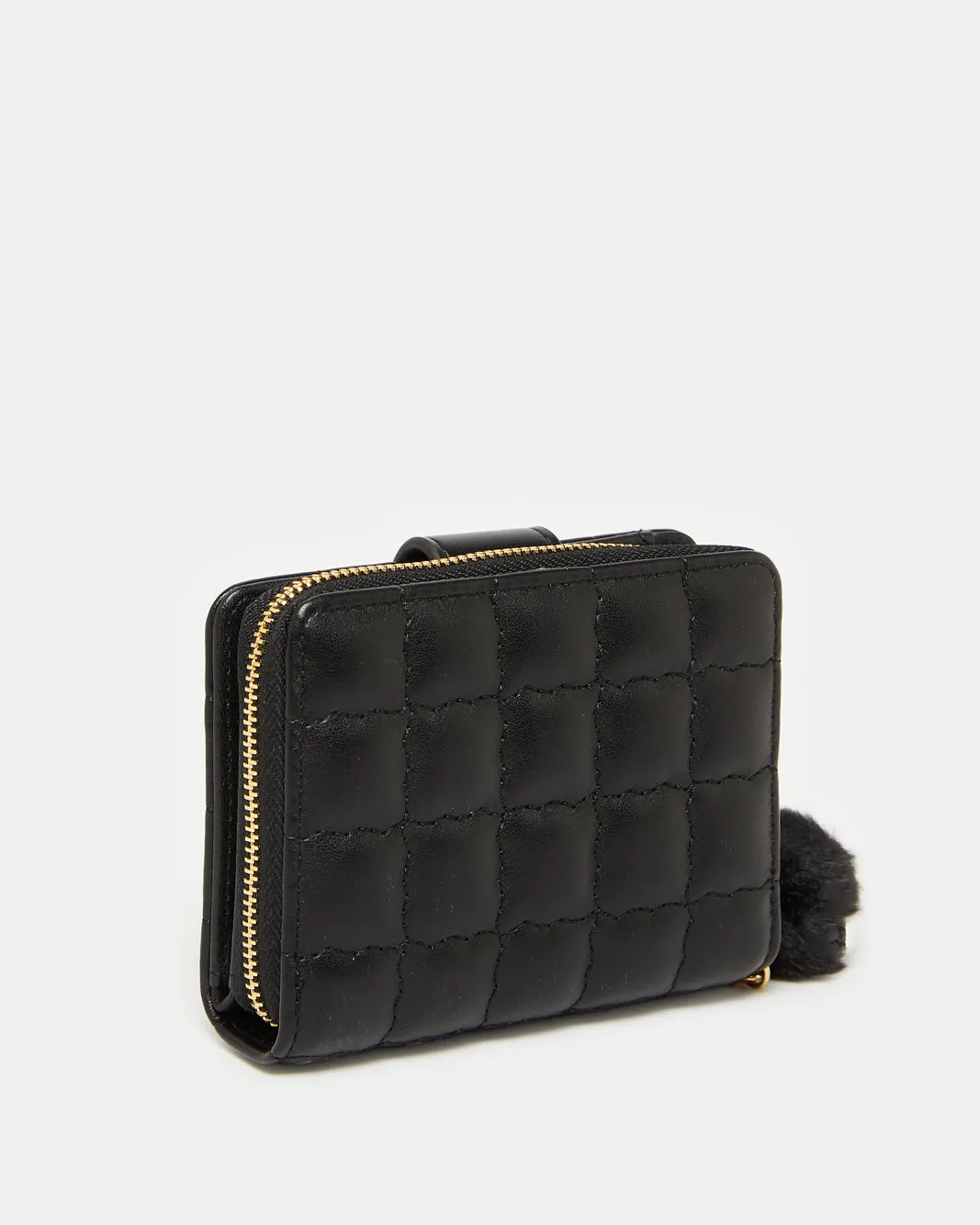 Girls Black Quilted Purse sold by Redtag product image thumbnail 2
