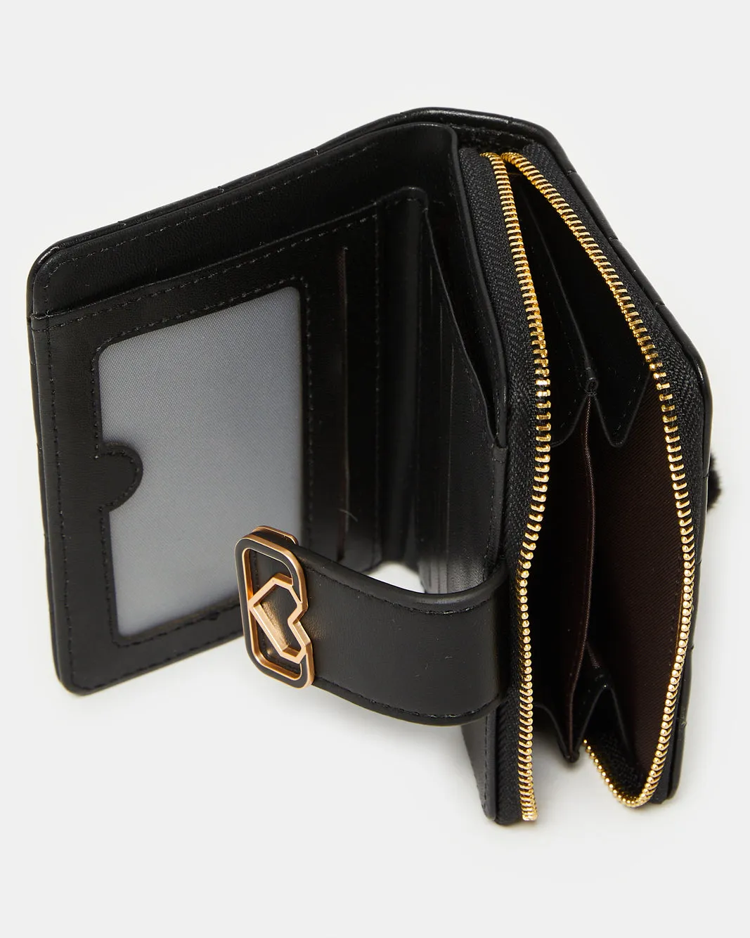 Girls Black Quilted Purse sold by Redtag product image thumbnail 4