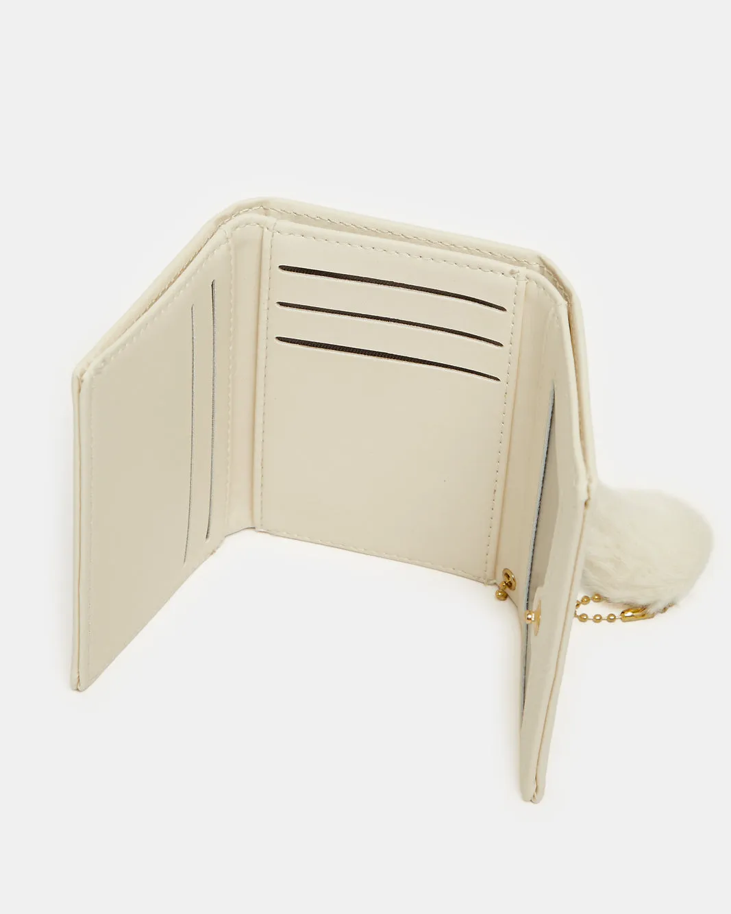 Girls Beige Rabbit Wallet With Pompom sold by Redtag product image thumbnail 4