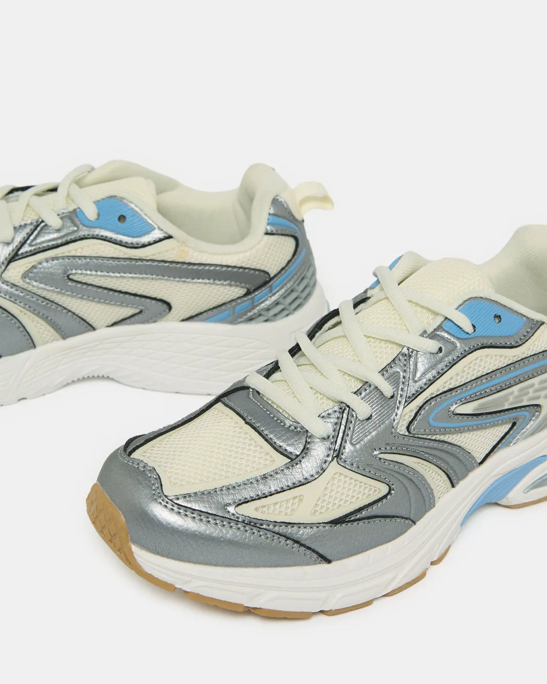 Women Multicolour Lace-Up Trainer sold by Redtag product image thumbnail 3