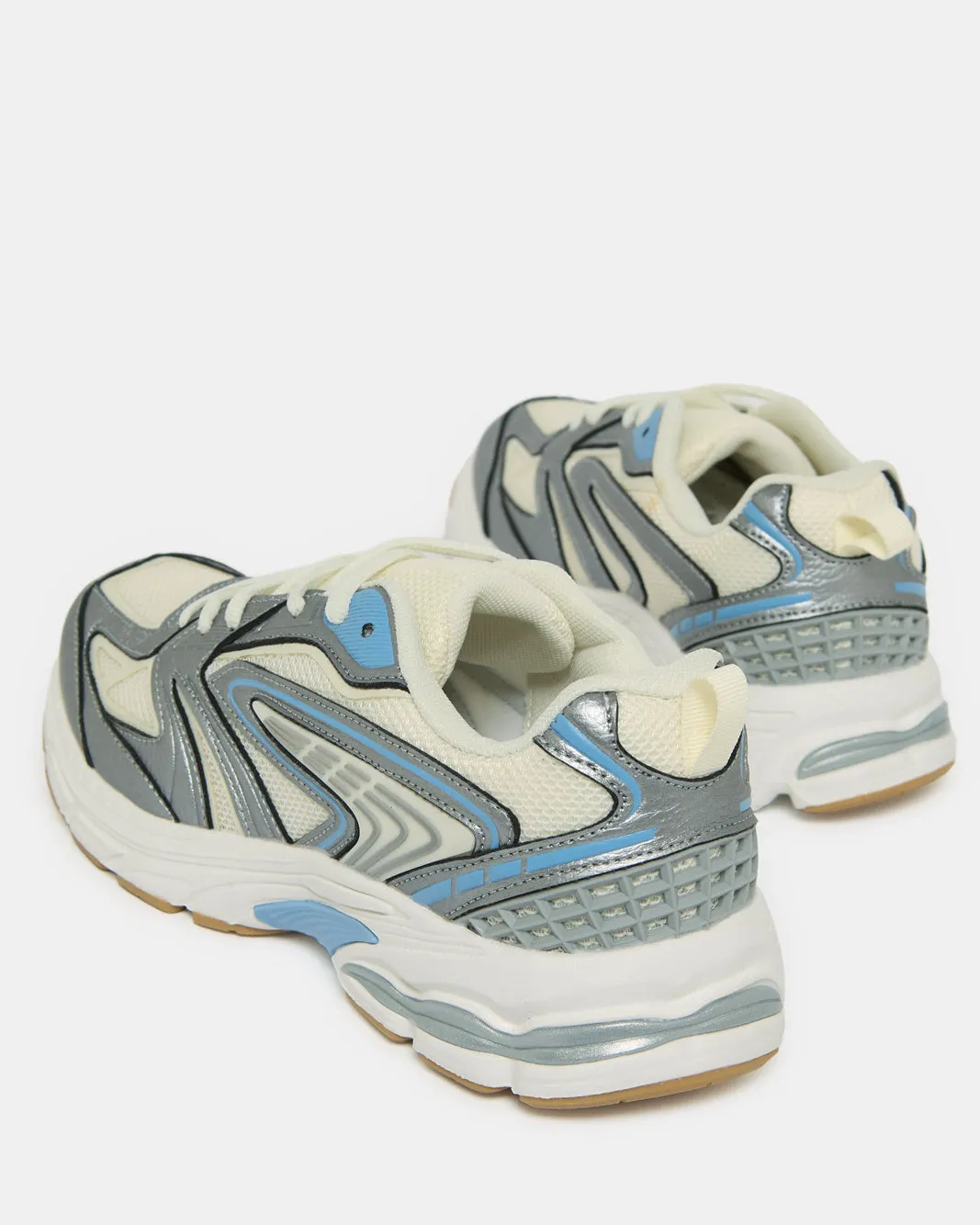 Women Multicolour Lace-Up Trainer sold by Redtag product image thumbnail 4