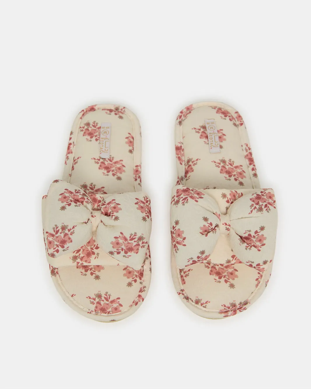 Women Beige Printed Slipper sold by Redtag product image thumbnail 2