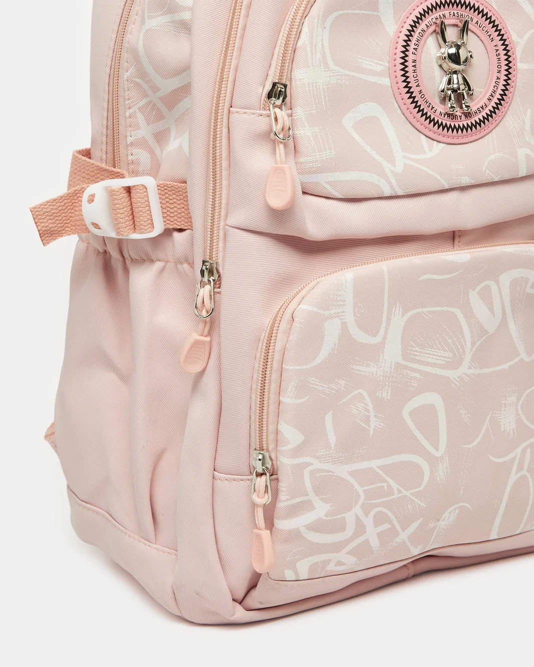 Boys Pink Embellished Backpack (18 Inch) sold by Redtag product image thumbnail 3