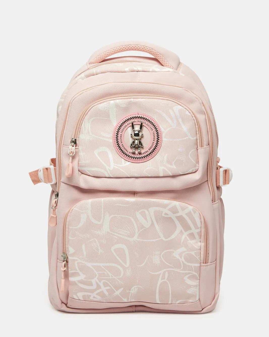 Boys Pink Embellished Backpack (18 Inch) sold by Redtag
