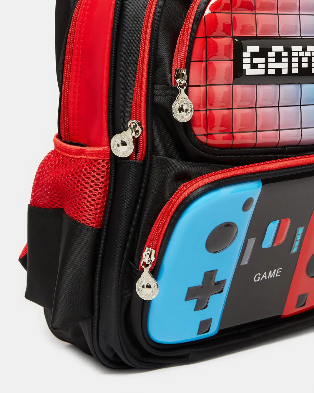 Boys Black And Red Game Embellished Backpack (16 Inch) sold by Redtag product image thumbnail 2