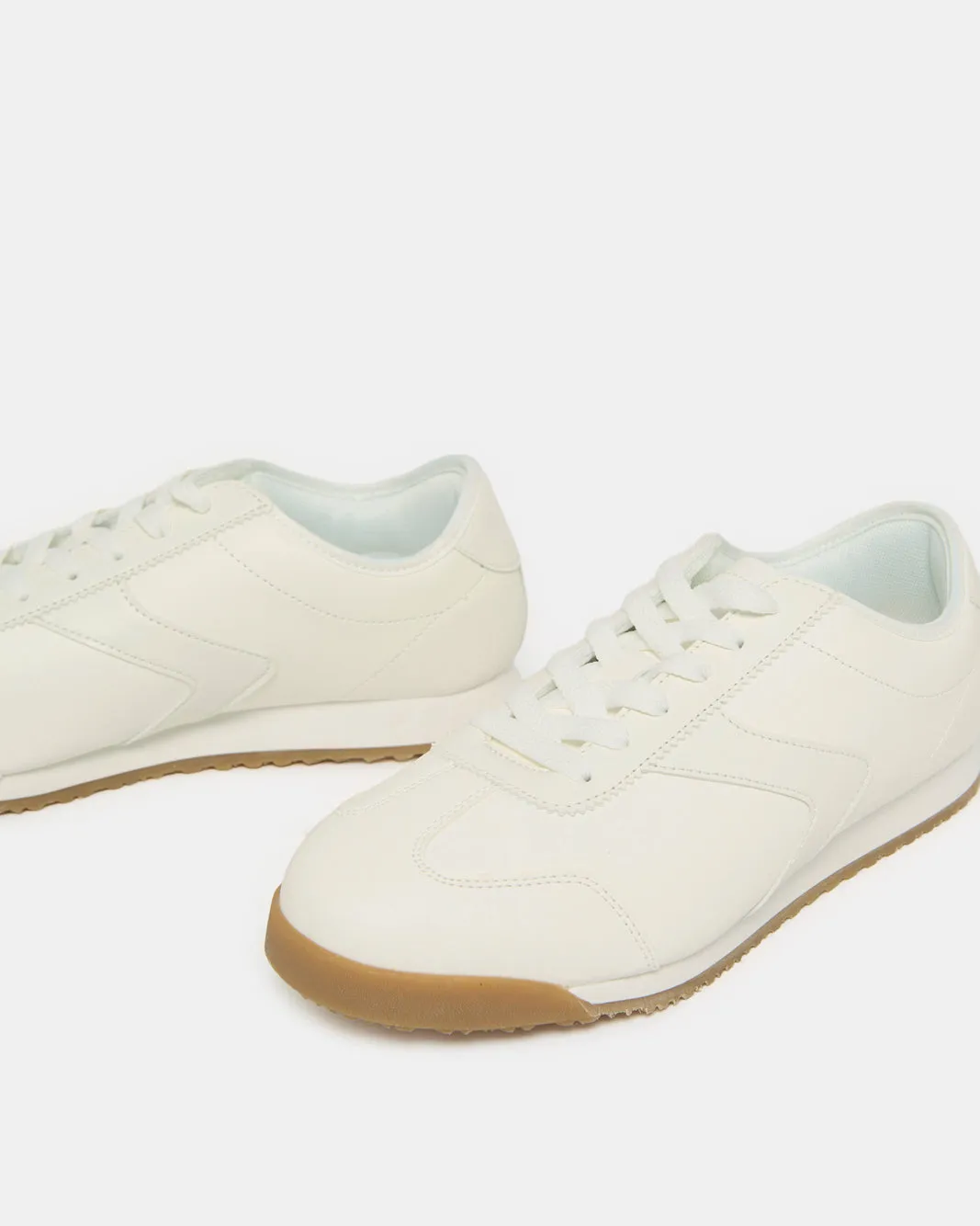 Women White Textured Sneakers sold by Redtag product image thumbnail 3