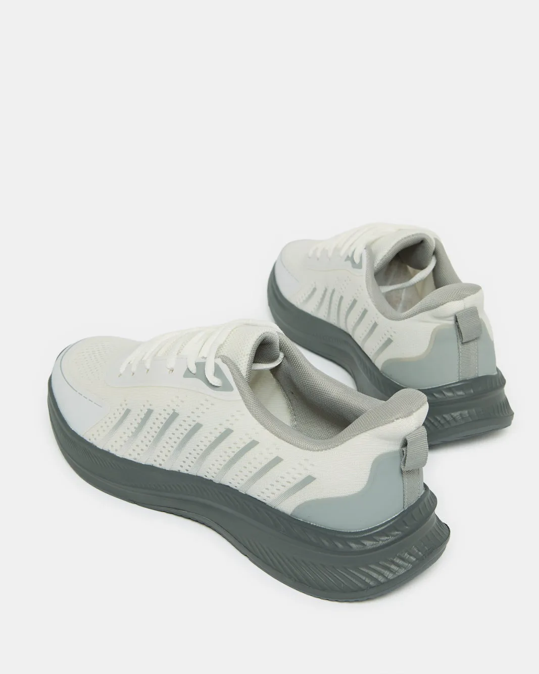 Men White Material Block Sneakers sold by Redtag product image thumbnail 4