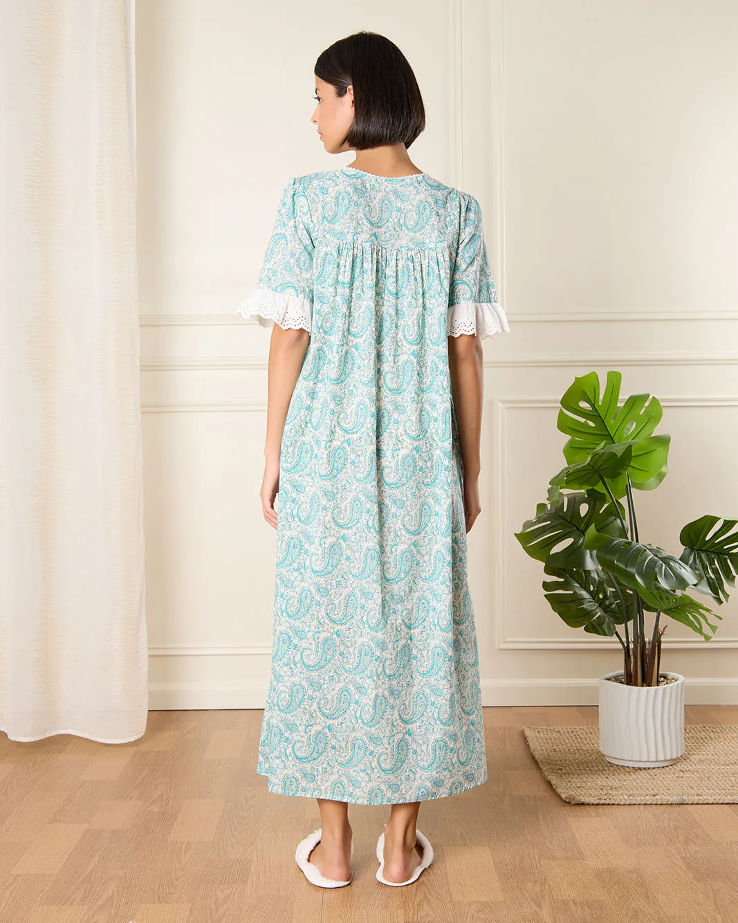 Women Ivory Printed Nightgown sold by Redtag product image thumbnail 3
