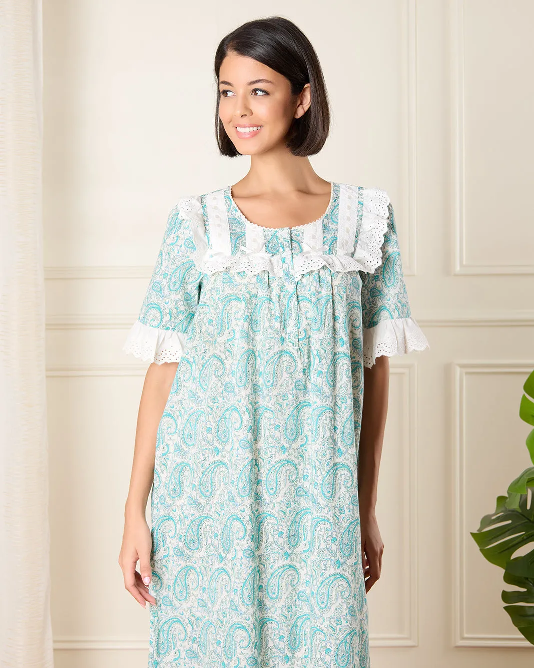 Women Ivory Printed Nightgown sold by Redtag product image thumbnail 2