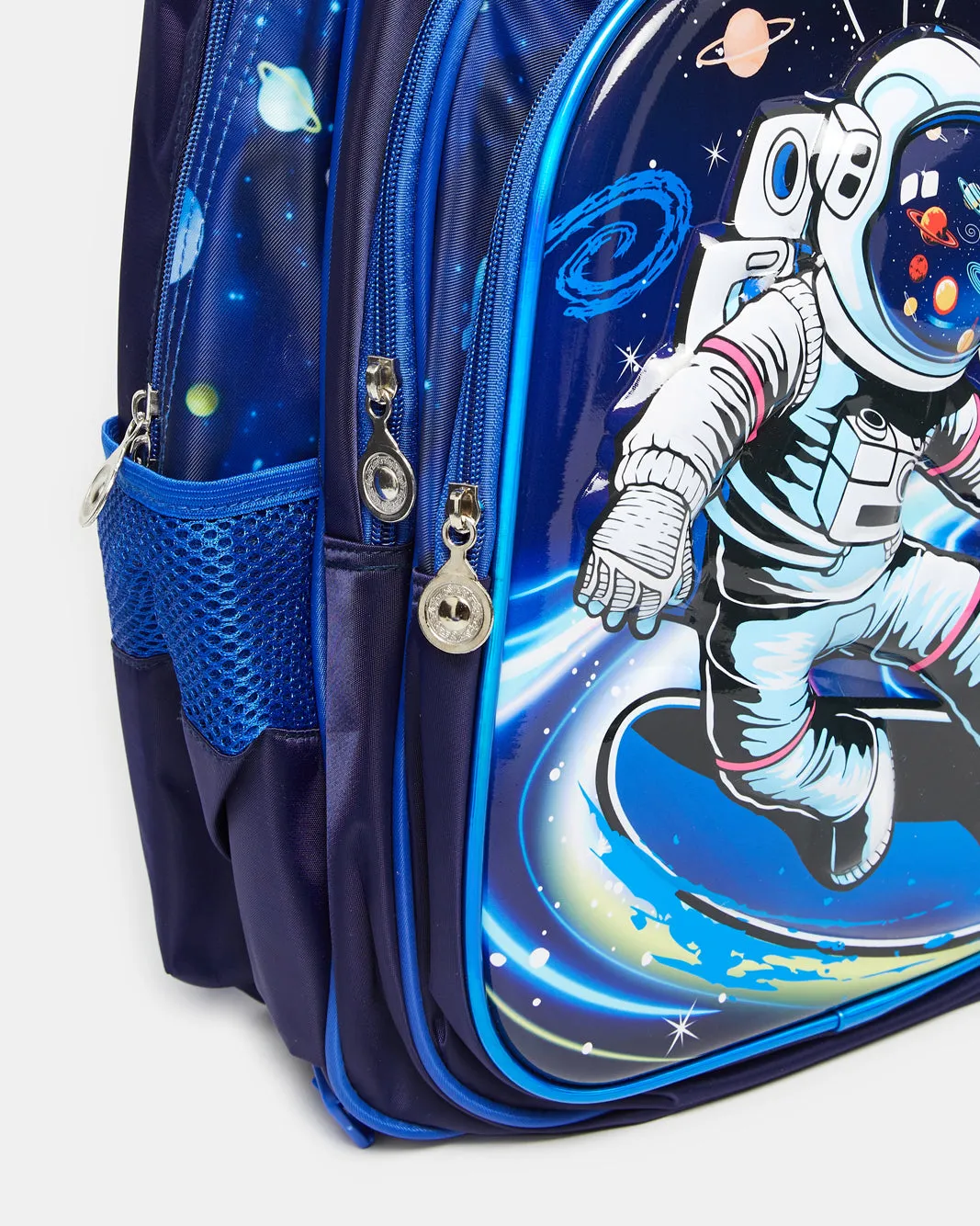 Boys Blue 2 Piece Astronaut Print School Bag (2 Piece) sold by Redtag product image thumbnail 3