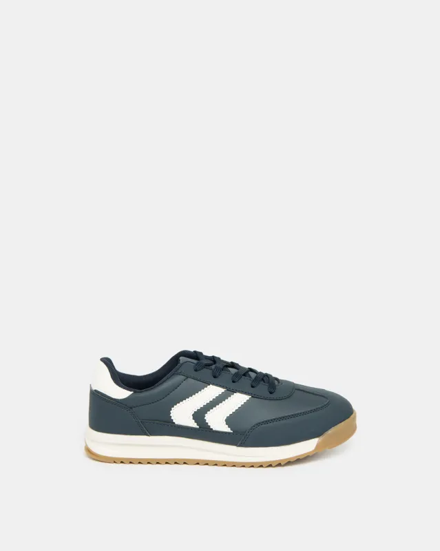 Senor Boys Navy Material Block Sneakers sold by Redtag