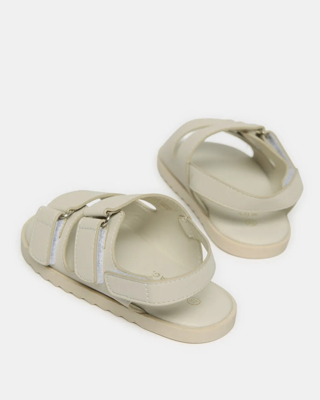 Infant Boys Ecru Buckle Strap Sandals sold by Redtag product image thumbnail 4