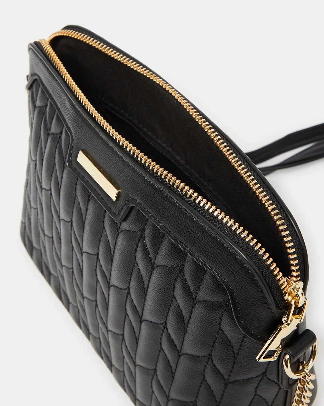 Women Black Textured Cross Body Bag sold by Redtag product image thumbnail 4