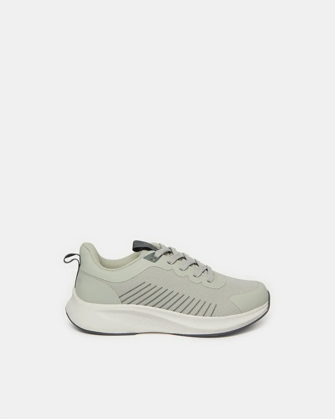 Senior Boys Grey Knit Trainers sold by Redtag