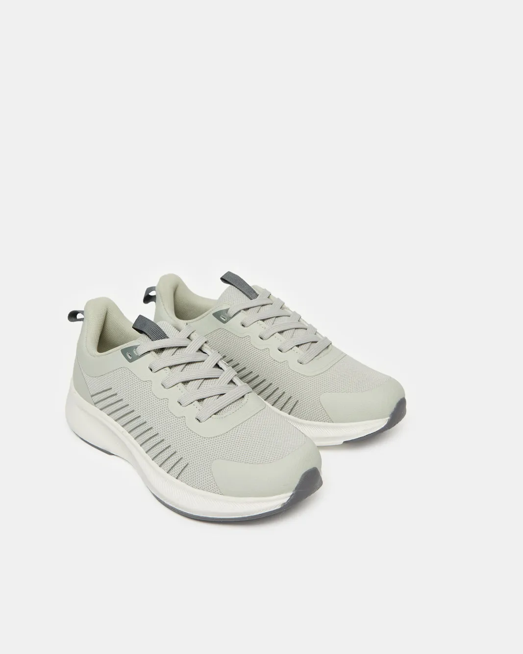 Senior Boys Grey Knit Trainers sold by Redtag product image thumbnail 2