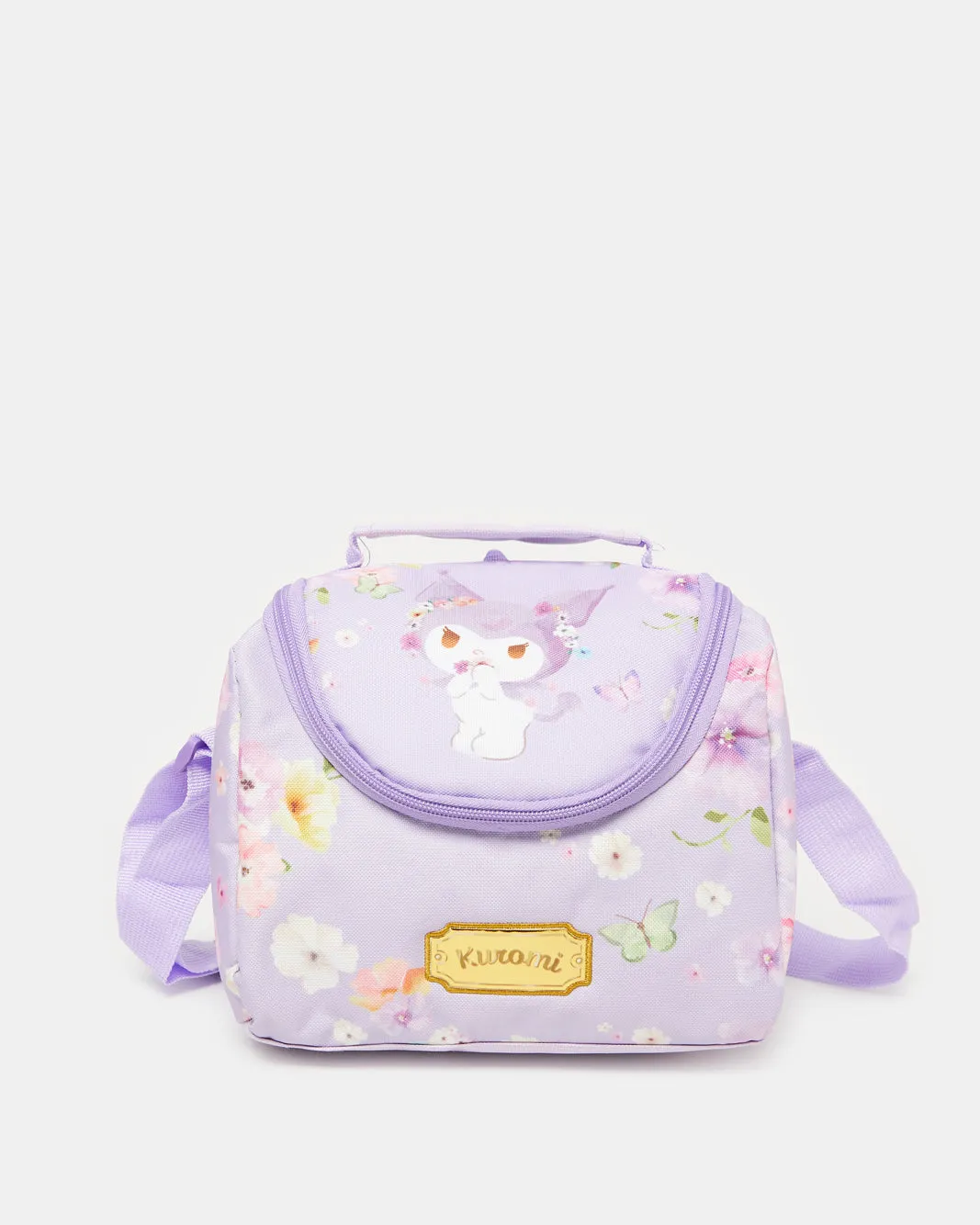 Girls' Purple Kuromi Print Lunch Bag sold by Redtag