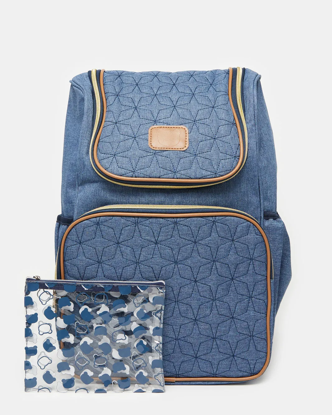 Navy Diaper Backpack With Changing Matt (2 Piece) sold by Redtag