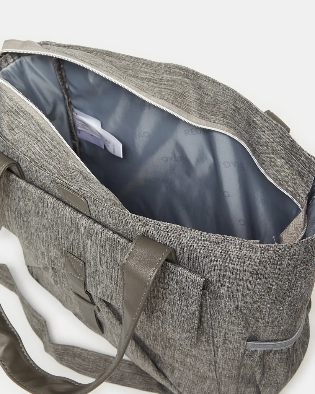Grey Diaper Bag With Changing Matt (2 Piece) sold by Redtag product image thumbnail 4