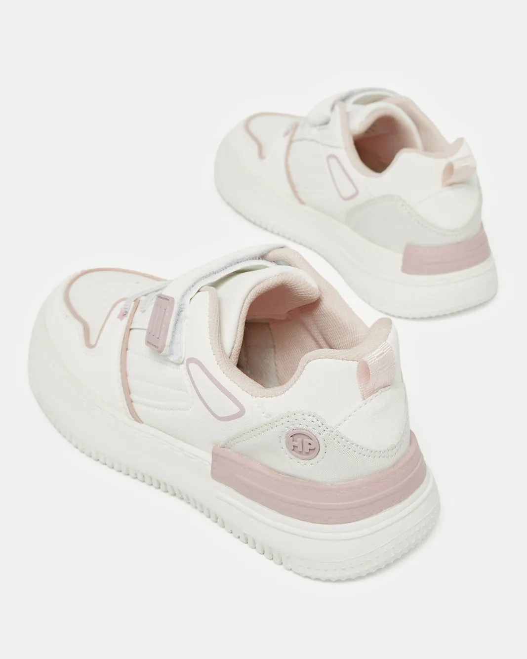 Senior Girls White Embellished Sneakers sold by Redtag product image thumbnail 4