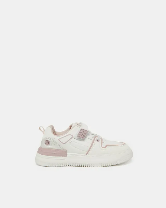 Senior Girls White Embellished Sneakers sold by Redtag