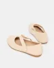 Senior Girls Beige Flower Embellished Ballerina sold by Redtag