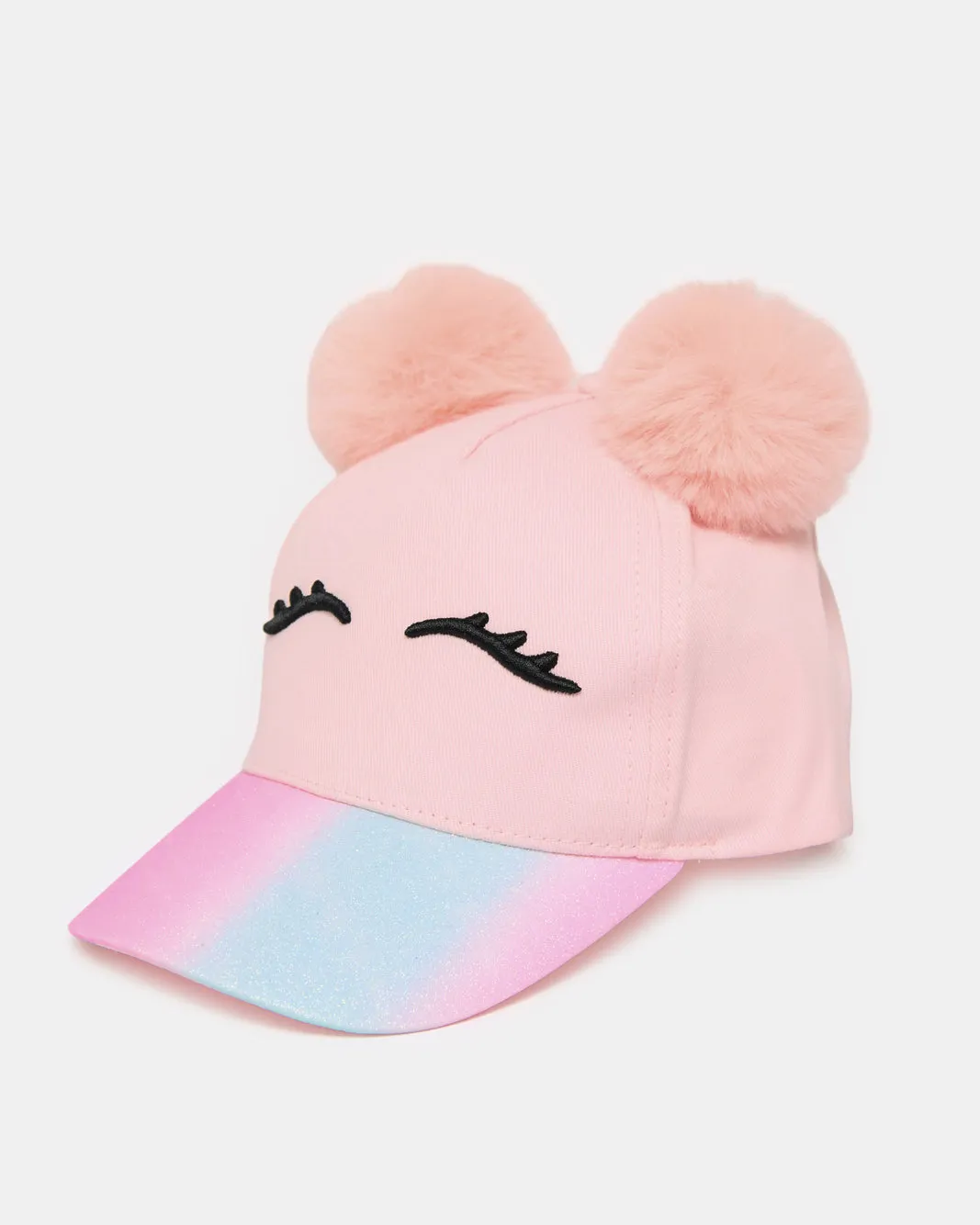 Girls Pink Embellished Cap sold by Redtag