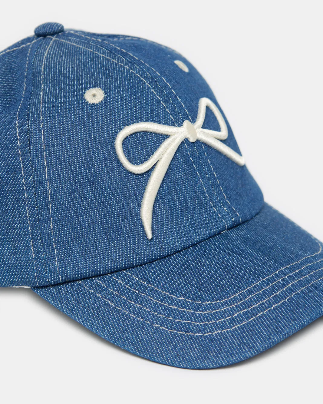 Girls Blue Embellished Cap With Pom Pom sold by Redtag product image thumbnail 2