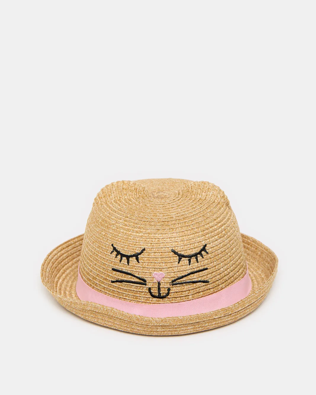 Girls Beige Embellished Hat sold by Redtag