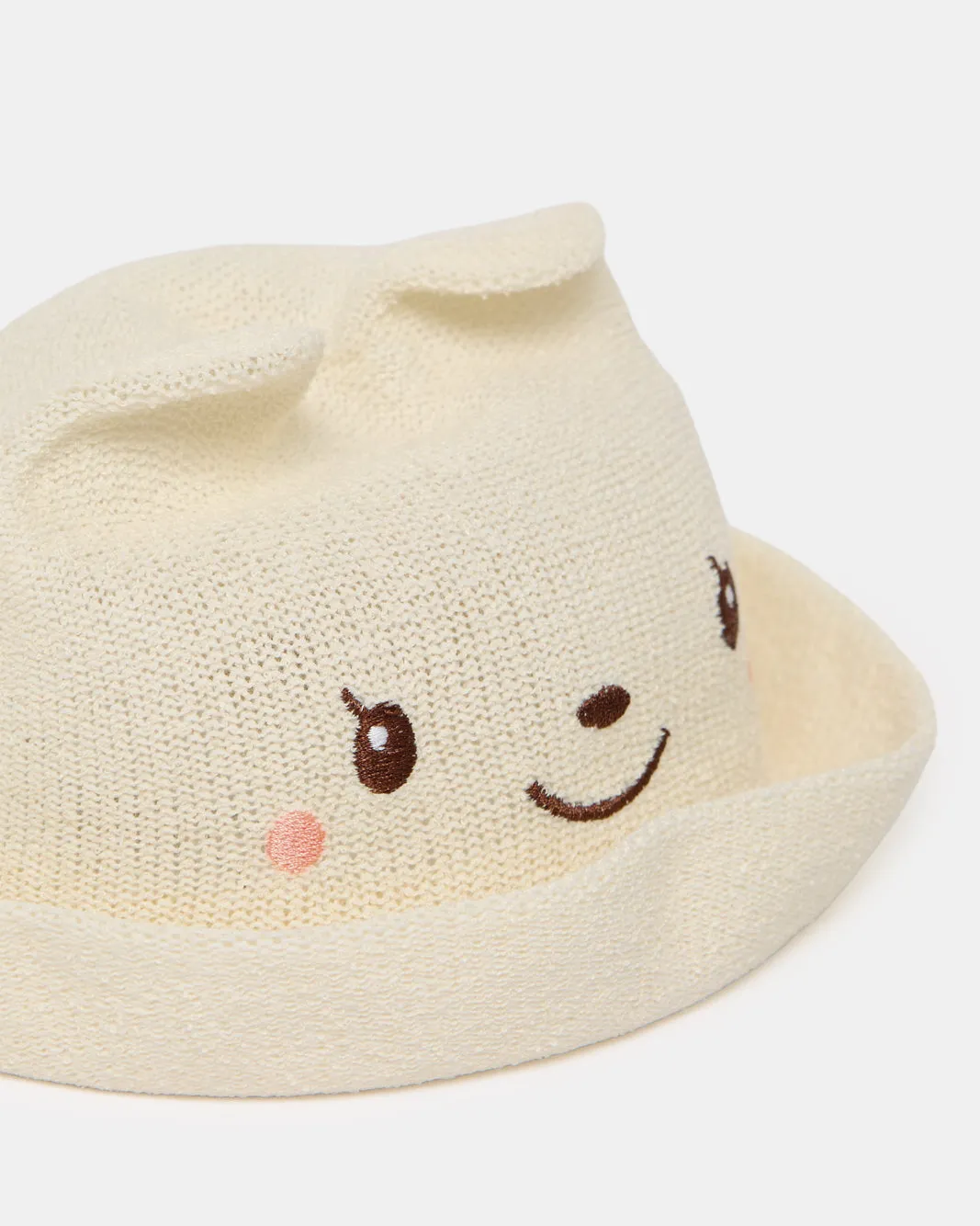 Girls Cream Embellished Hat sold by Redtag product image thumbnail 4