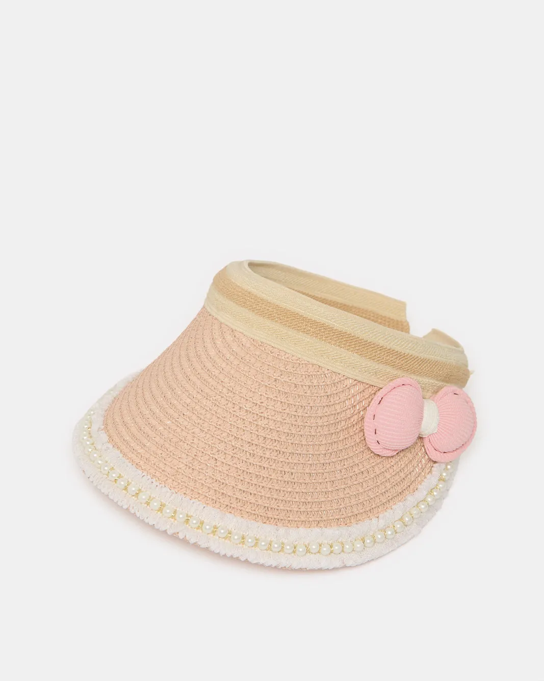 Girls Pink Embellished Hat sold by Redtag
