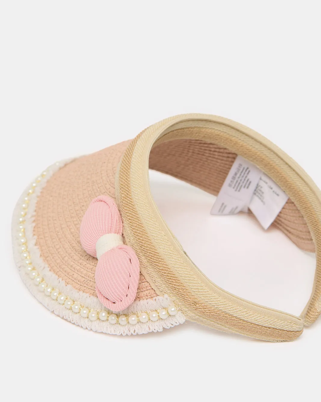 Girls Pink Embellished Hat sold by Redtag product image thumbnail 2