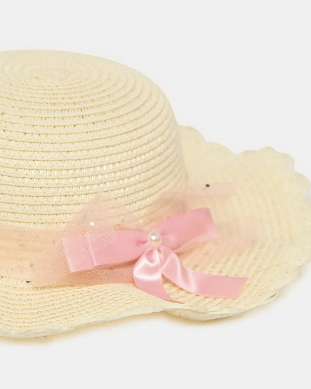 Girls Beige Embellished Hat sold by Redtag product image thumbnail 4