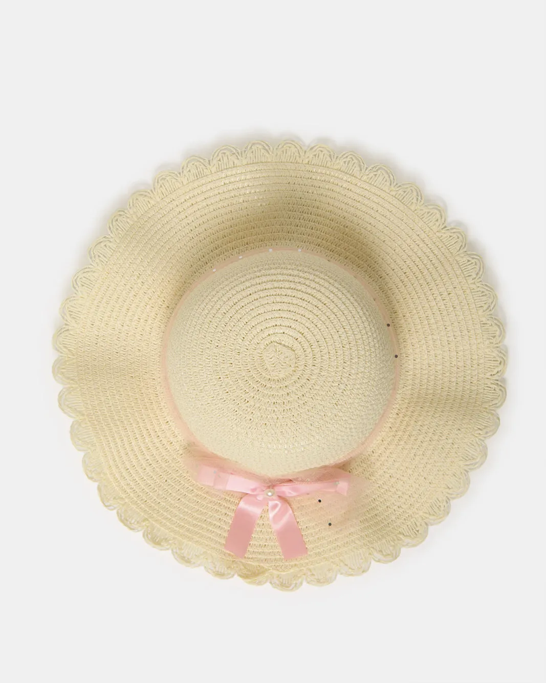 Girls Beige Embellished Hat sold by Redtag product image thumbnail 3