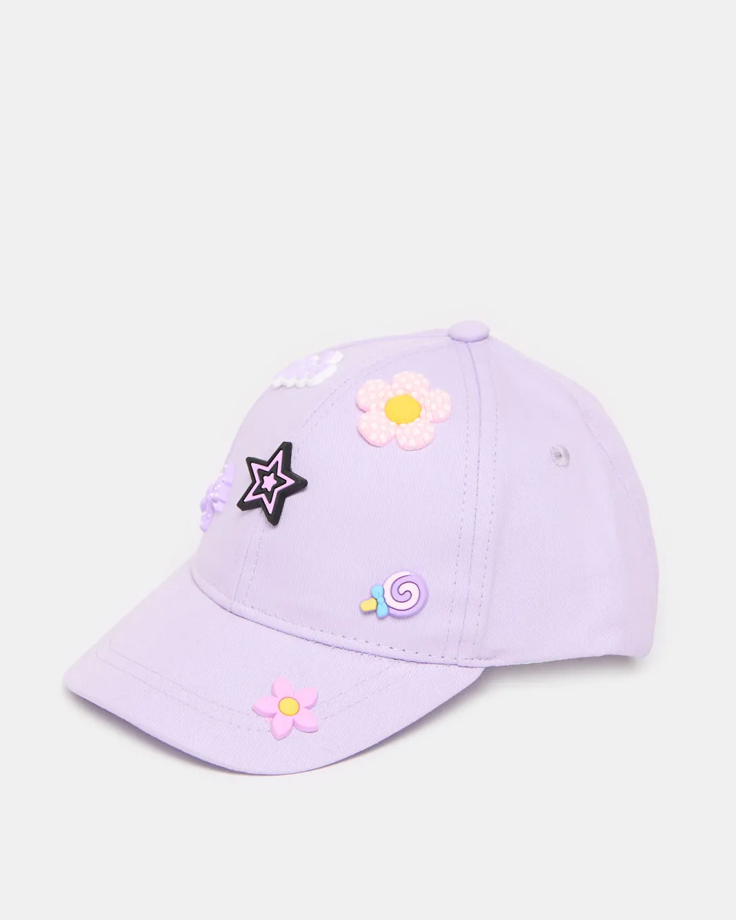 Girls Purple Embellished Cap sold by Redtag