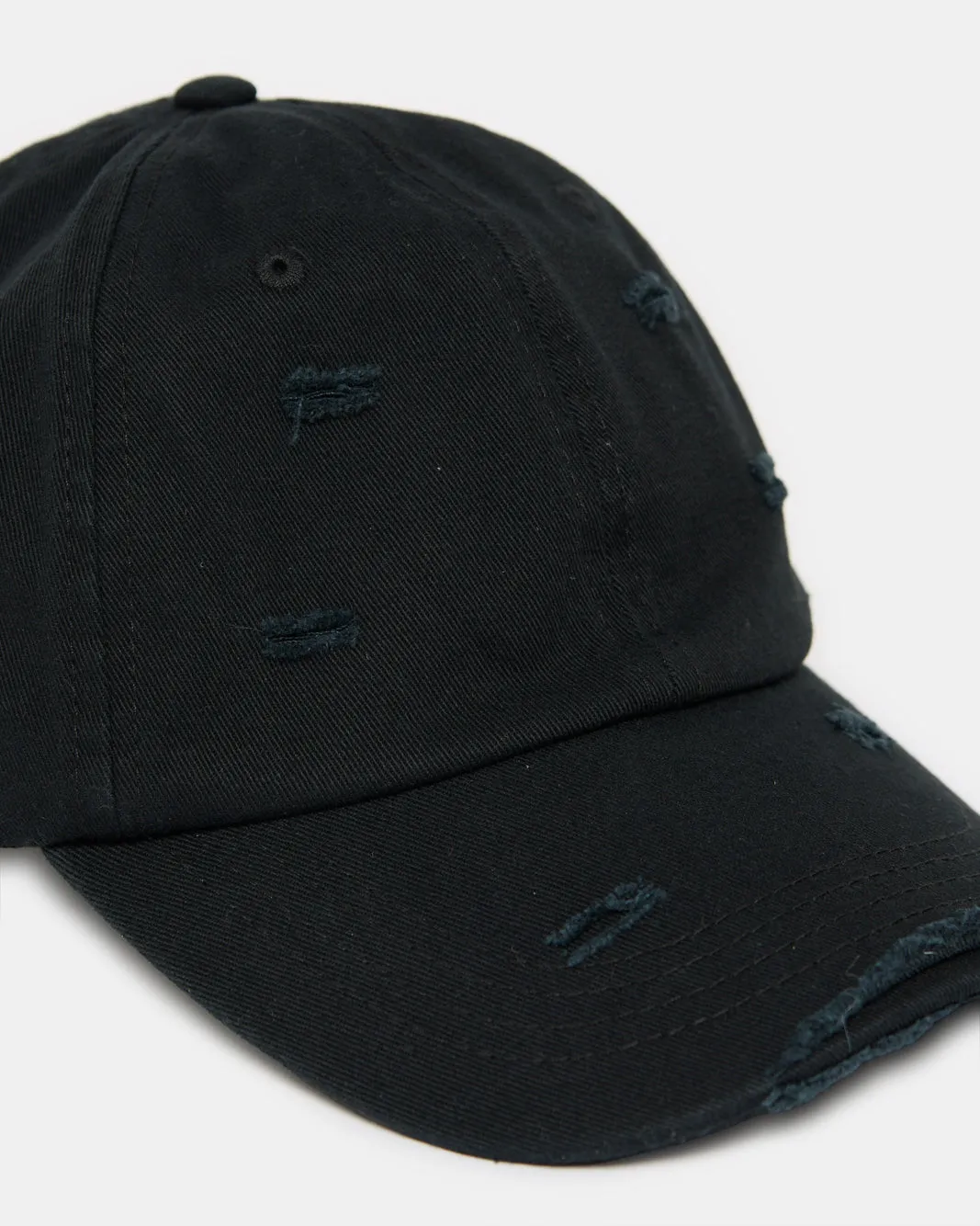 Women Black Denim Ripped Cap sold by Redtag product image thumbnail 2