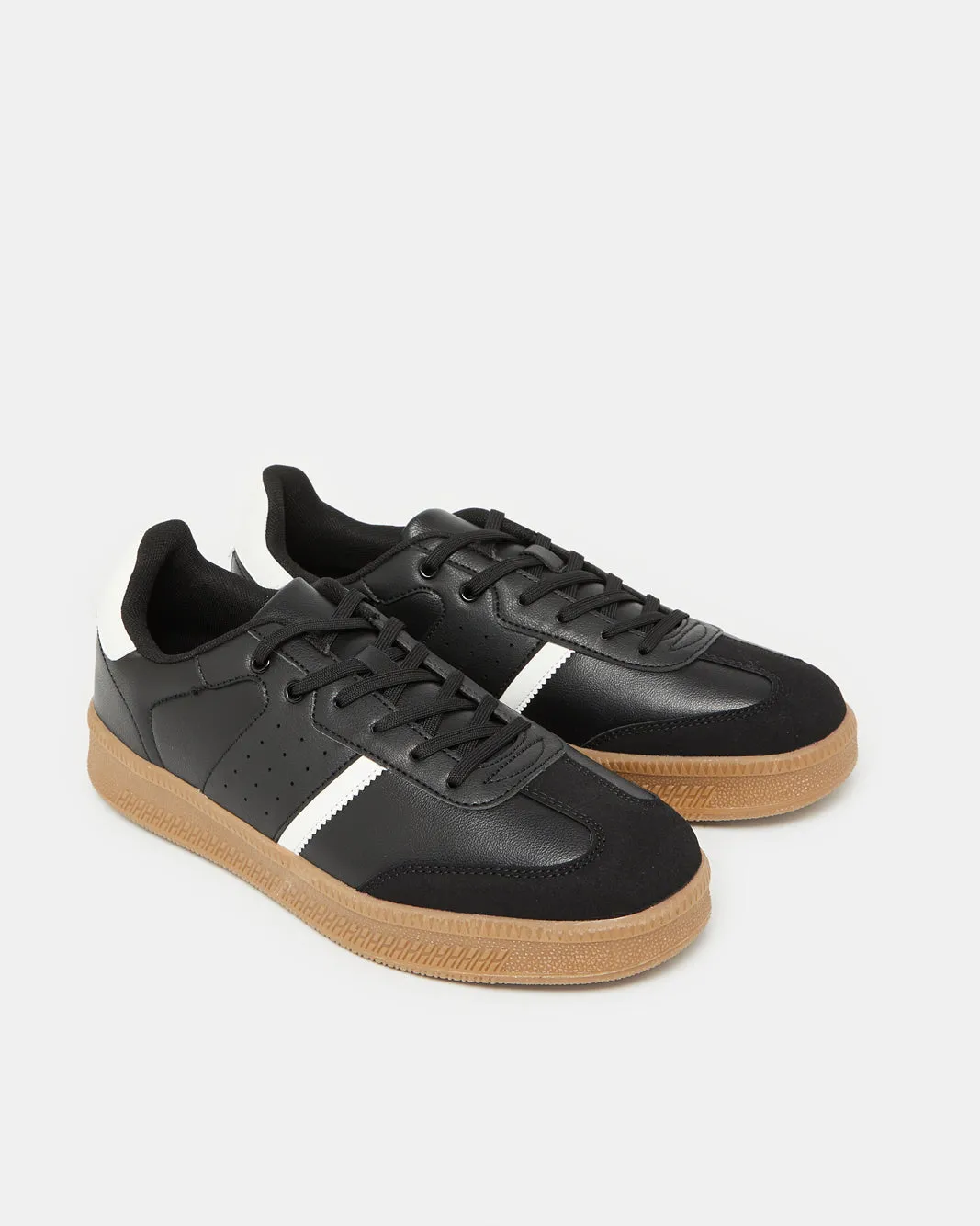 Men Black Material Block Sneakers sold by Redtag product image thumbnail 2