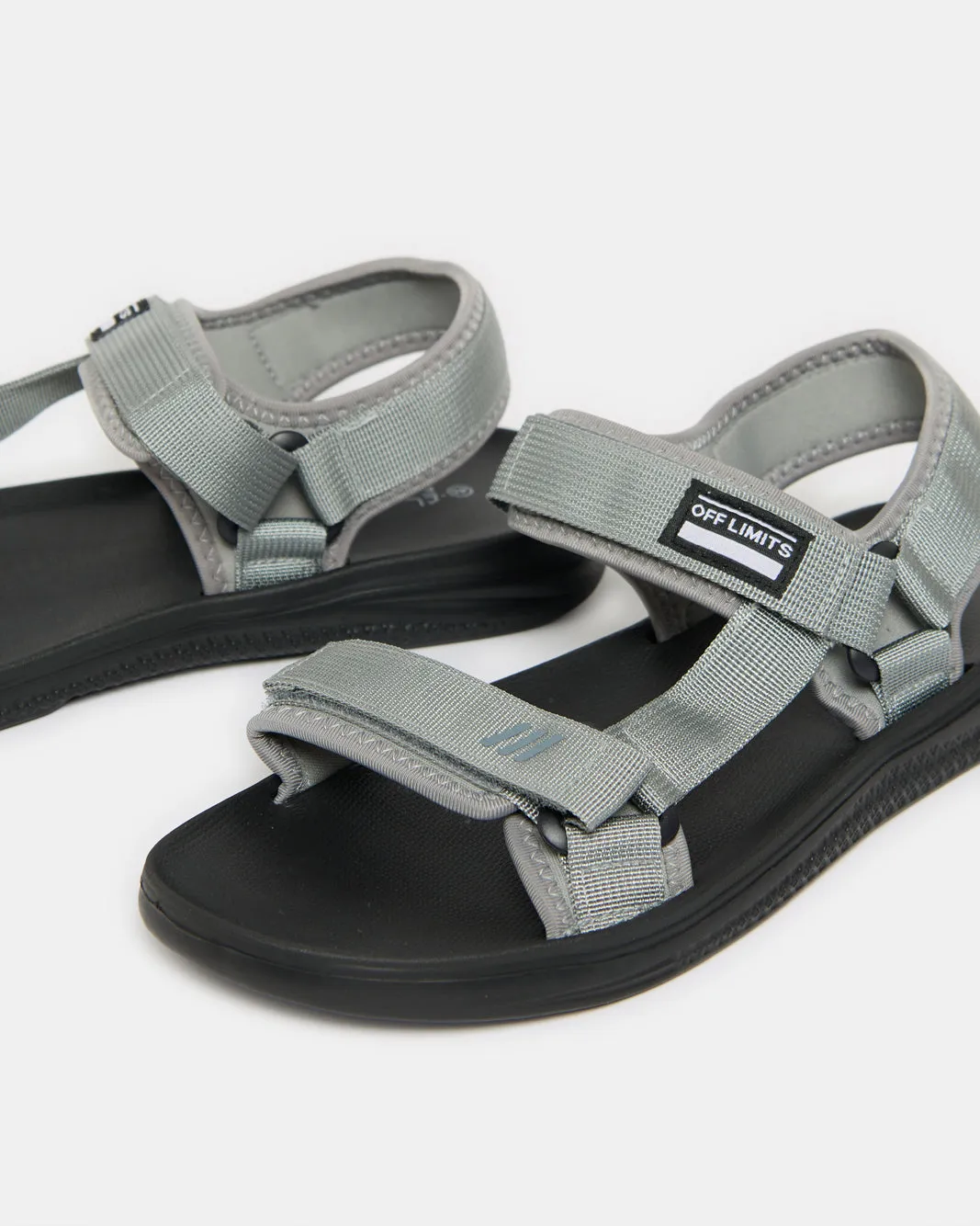 Men Grey Sports Sandals sold by Redtag product image thumbnail 3