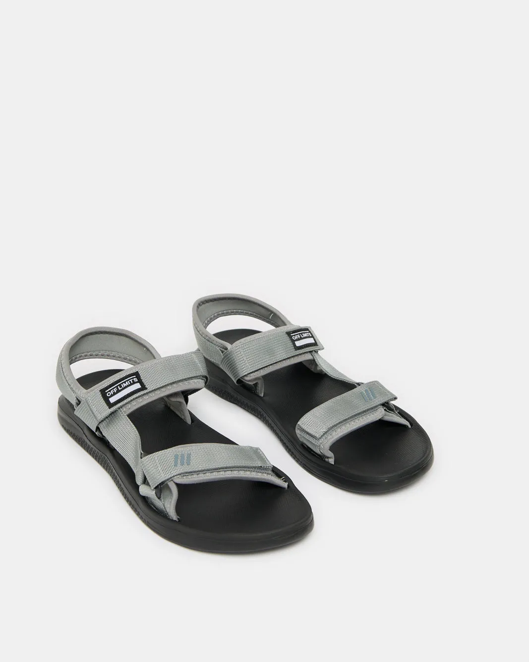 Men Grey Sports Sandals sold by Redtag product image thumbnail 2