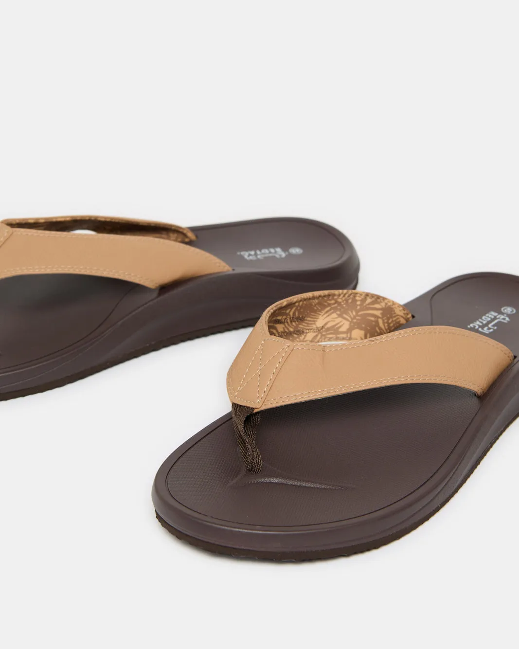 Men Beige Toe Post Sandals sold by Redtag product image thumbnail 3