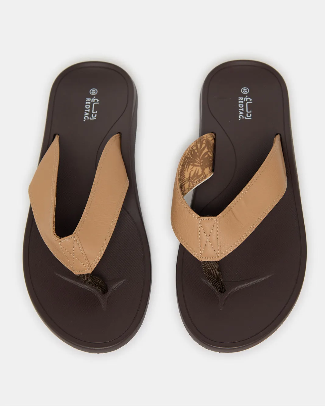 Men Beige Toe Post Sandals sold by Redtag product image thumbnail 2